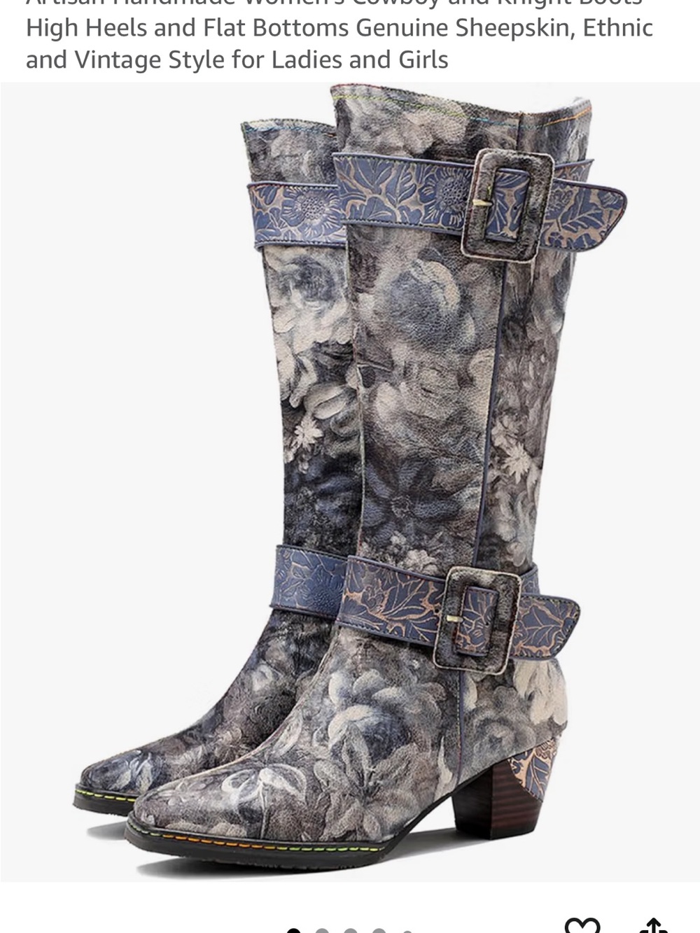 New.Riutiru Artisan Handmade Boots